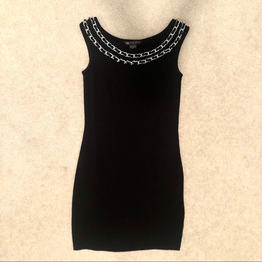 Armani Exchange little black dress